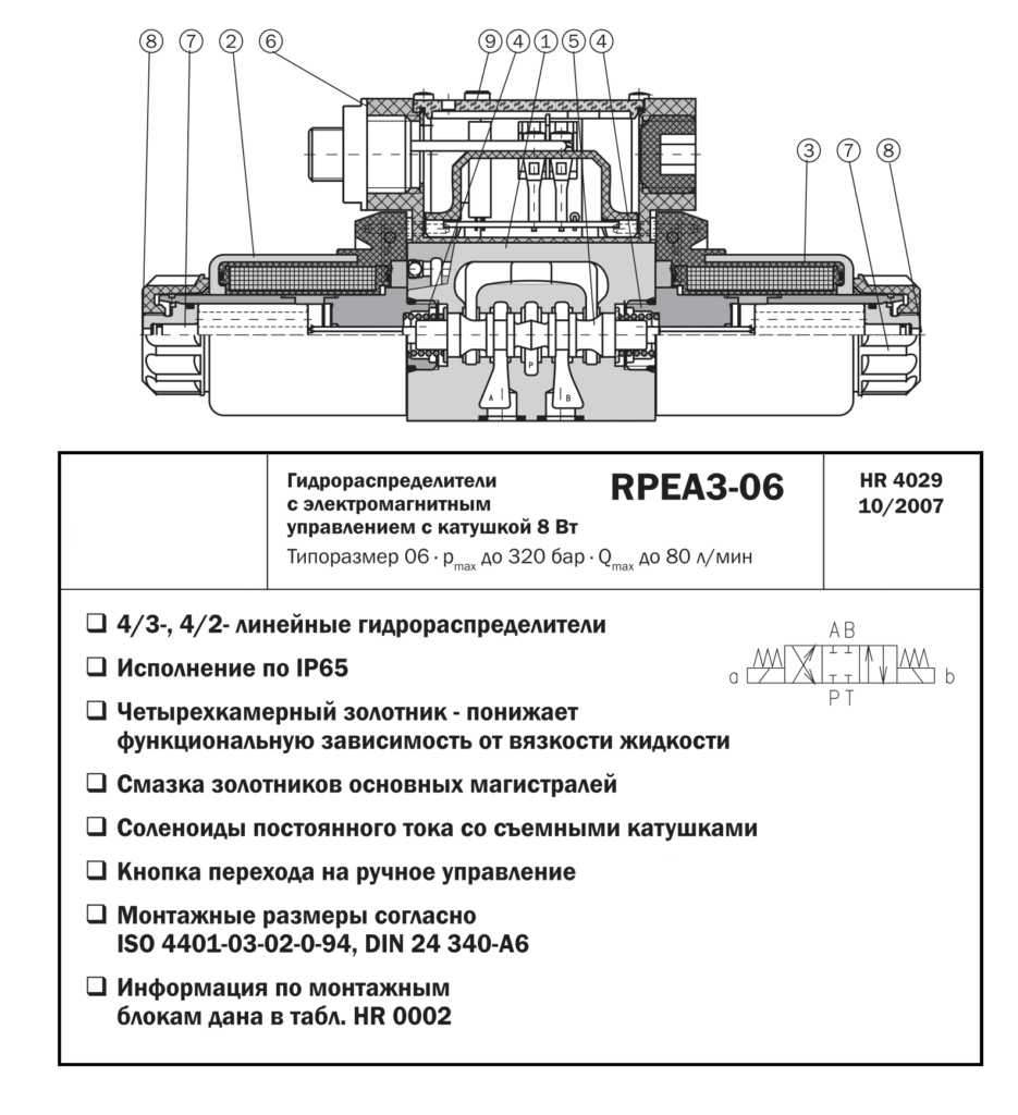 Гидрораспределитель схема 14